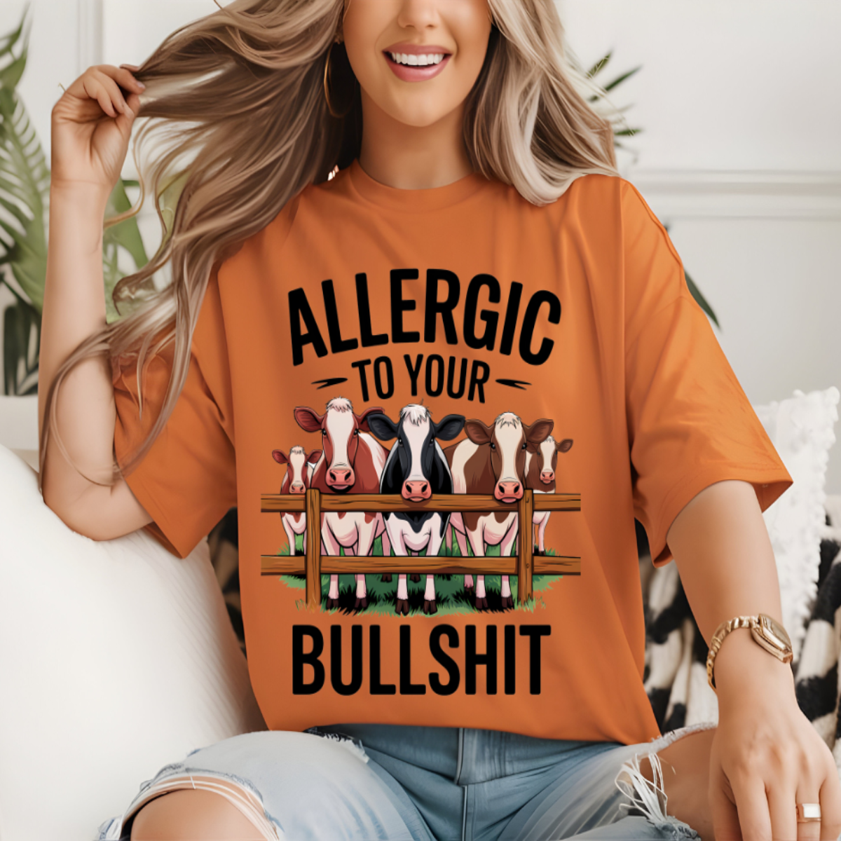 Allergic To Bullshit T-Shirt π€§ππ©