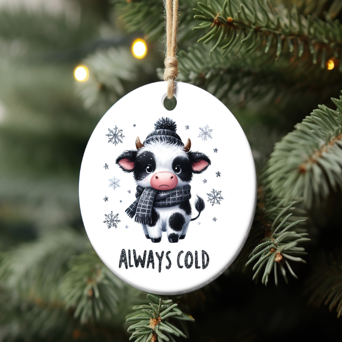 Always Cold Ornament ❄️☃️