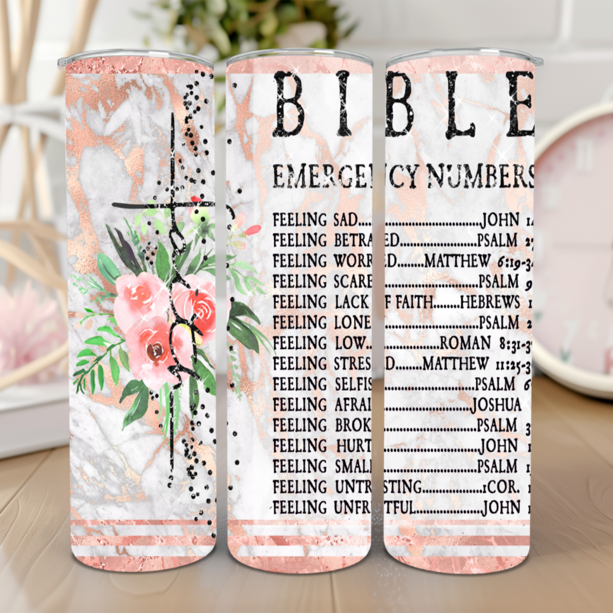 Bible Emergency 20 oz Tumbler βοΈππ₯€