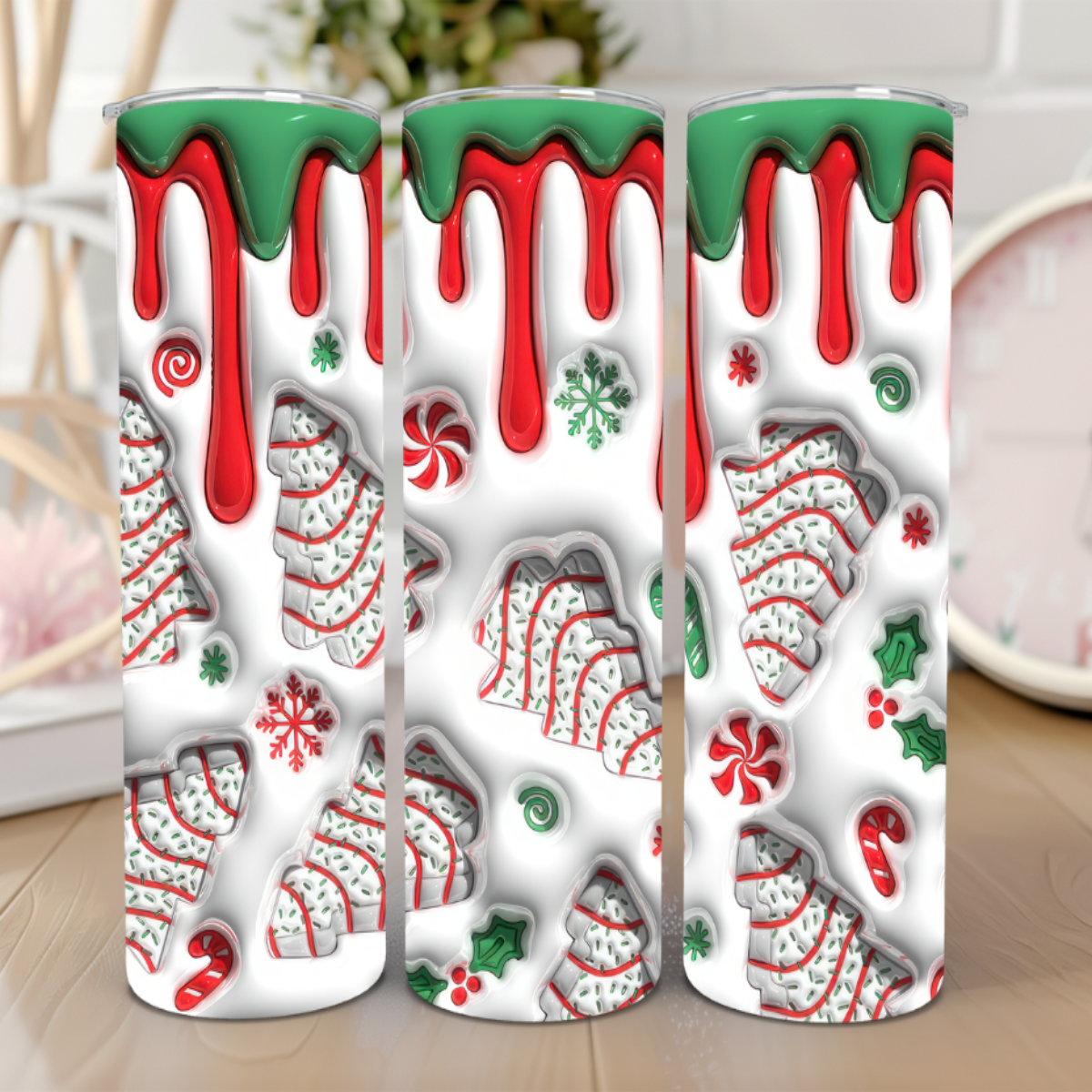 Christmas Cakes 20 Oz Tumbler ππ°