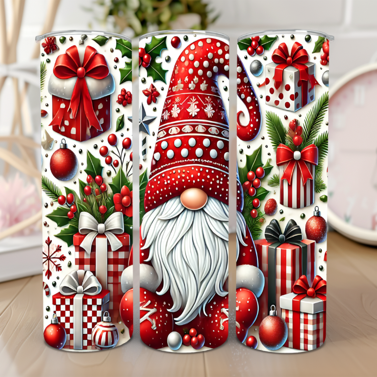 Christmas Gnome 20 Oz Tumbler ππ