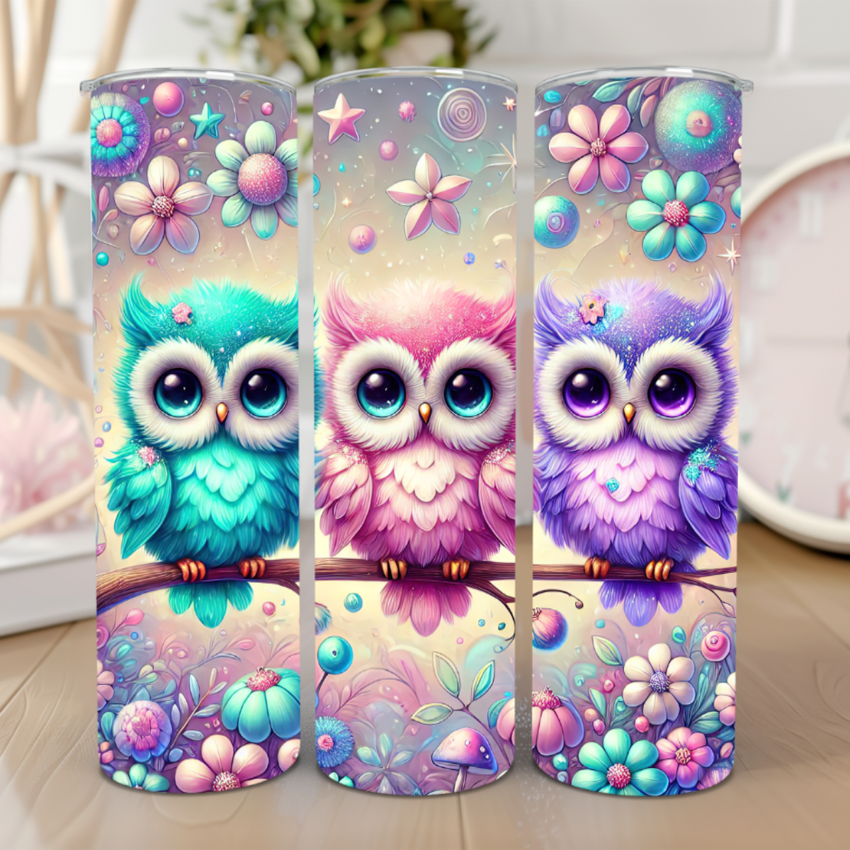 π¦ Colorful Owls 20 Oz Tumbler π¦