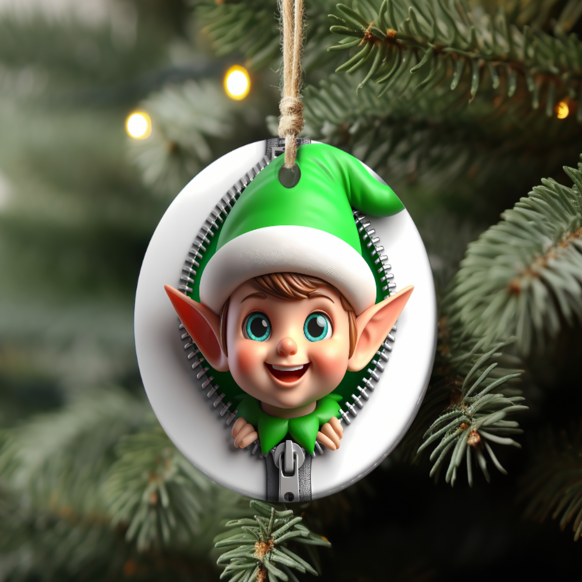 Elf Zipper Ornament šāØ