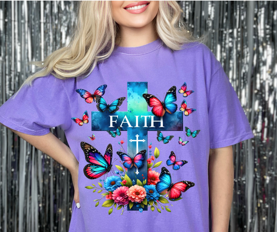 Faith and Butterflies T-Shirt 🦋✝️