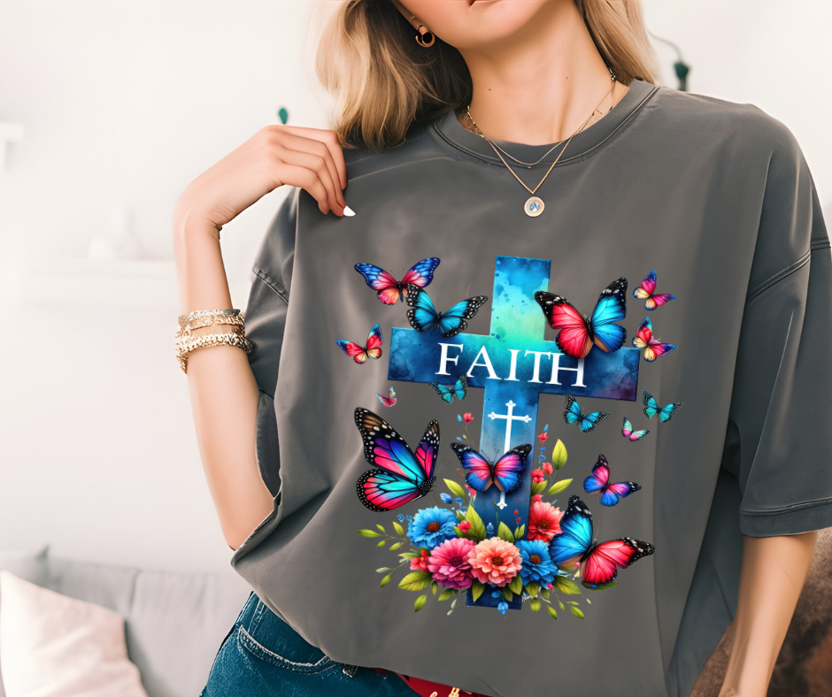 Faith and Butterflies T-Shirt 🦋✝️