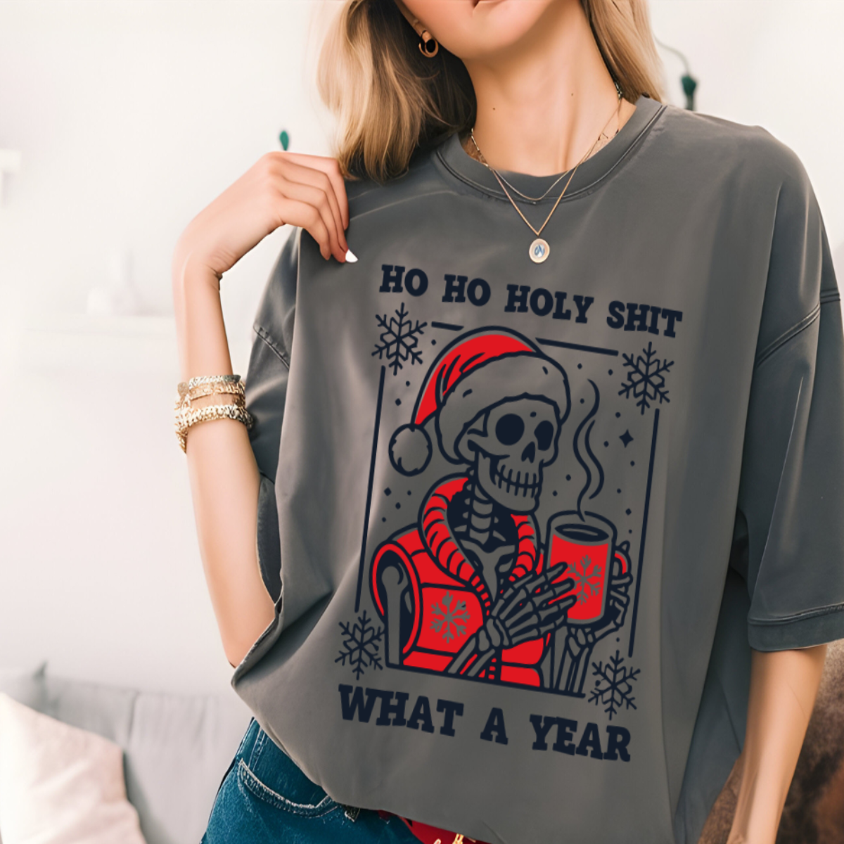 Ho Ho Holy Shit T-Shirt 🎅😲