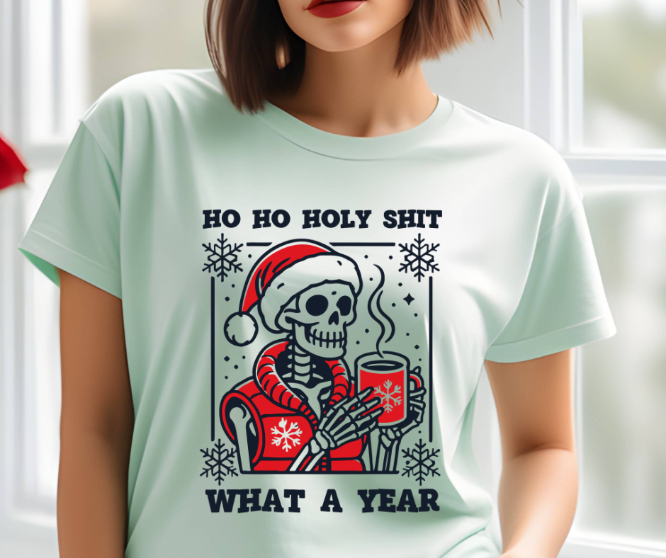 Ho Ho Holy Shit T-Shirt 🎅😲