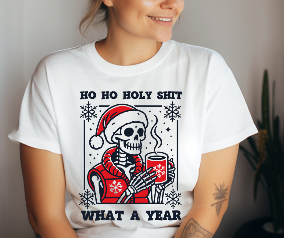 Ho Ho Holy Shit T-Shirt 🎅😲