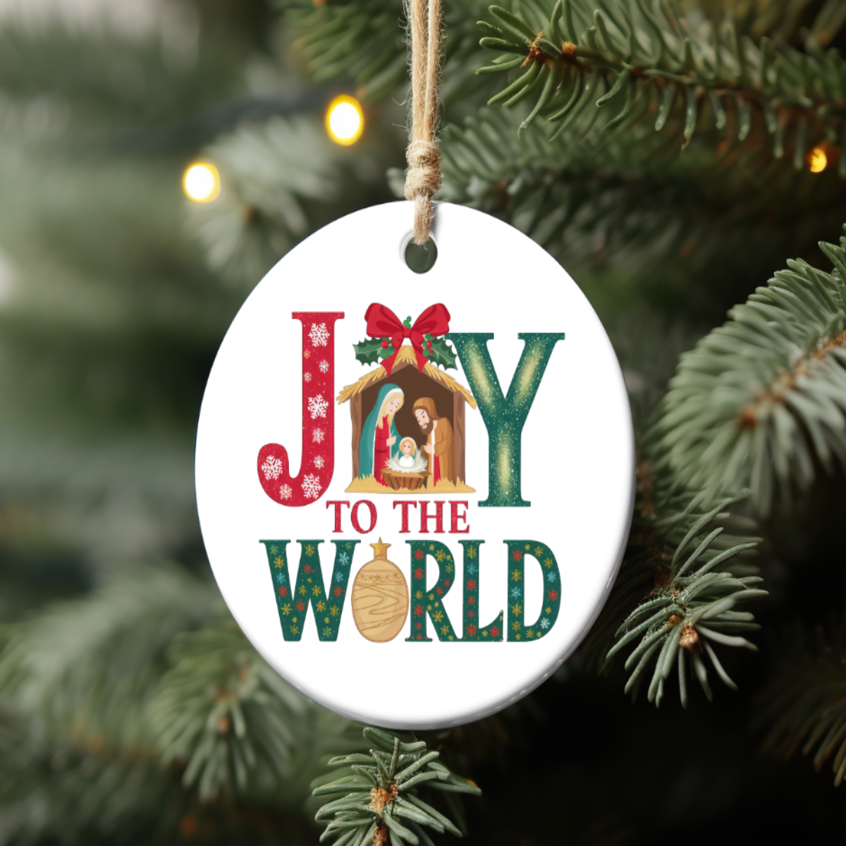 Joy To The World Ornament πβ¨