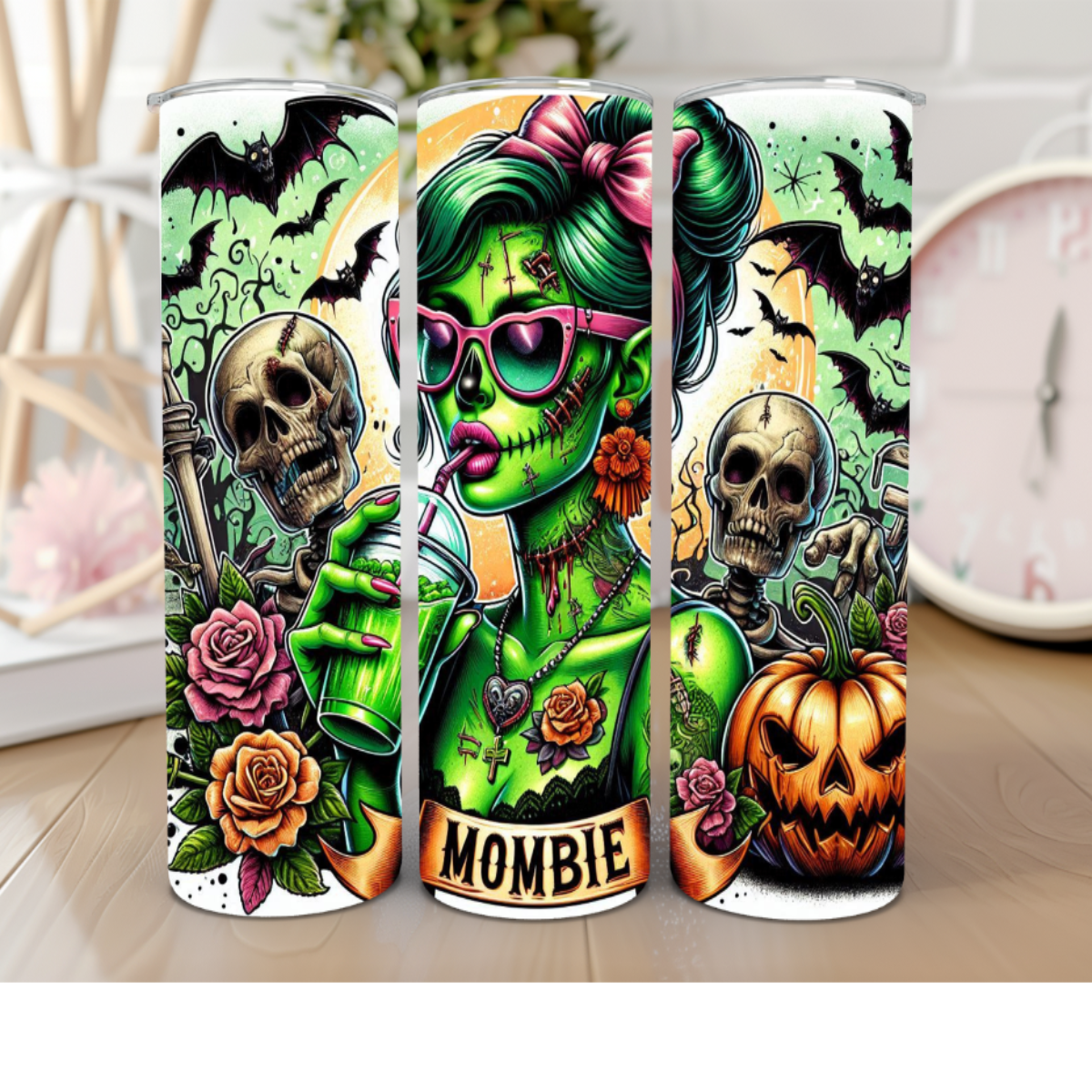 Mombie Glow 20 oz Tumbler 🧟♀️✨