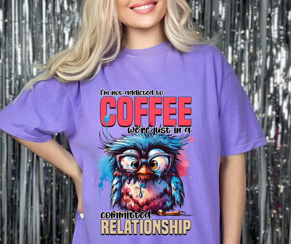 Addicted to Coffee T-Shirt ☕❤️
