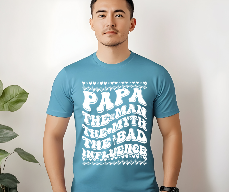 Papa The Man T-Shirt ππͺ