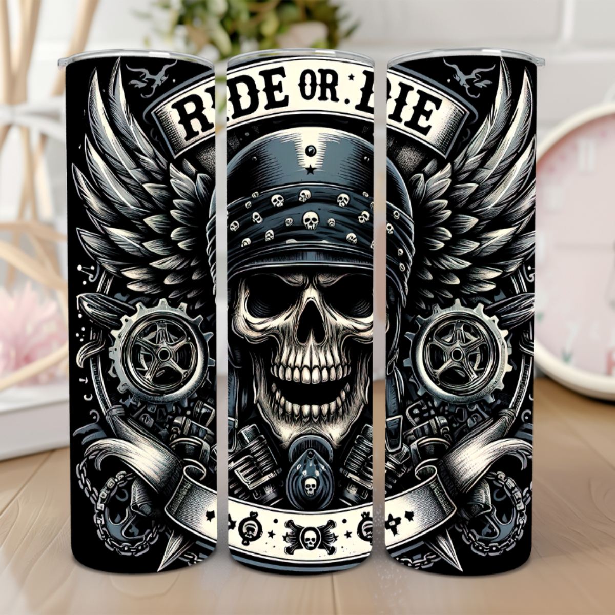ποΈ Ride Or Die Biker 20 Oz Tumbler ποΈπ₯