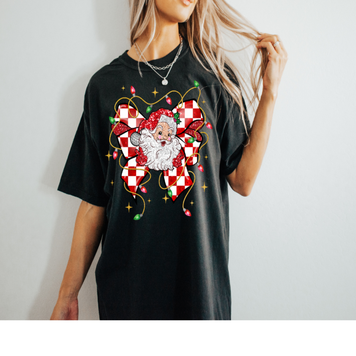 Santa Bow T-Shirt π
π