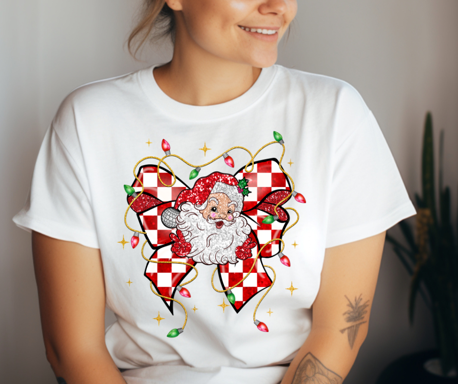 Santa Bow T-Shirt π
π