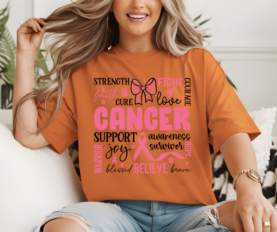 Strength, Cure, Fight Breast Cancer T-shirt ποΈπ