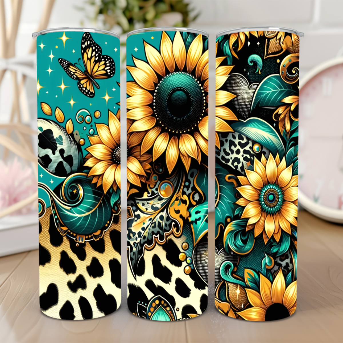 Sunflowers and Butterflies β 20 Oz Tumbler π»π¦