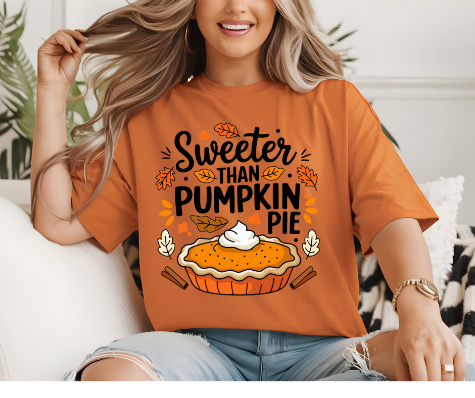 Sweeter Than Pumpkin Pie T-shirt ππ₯§