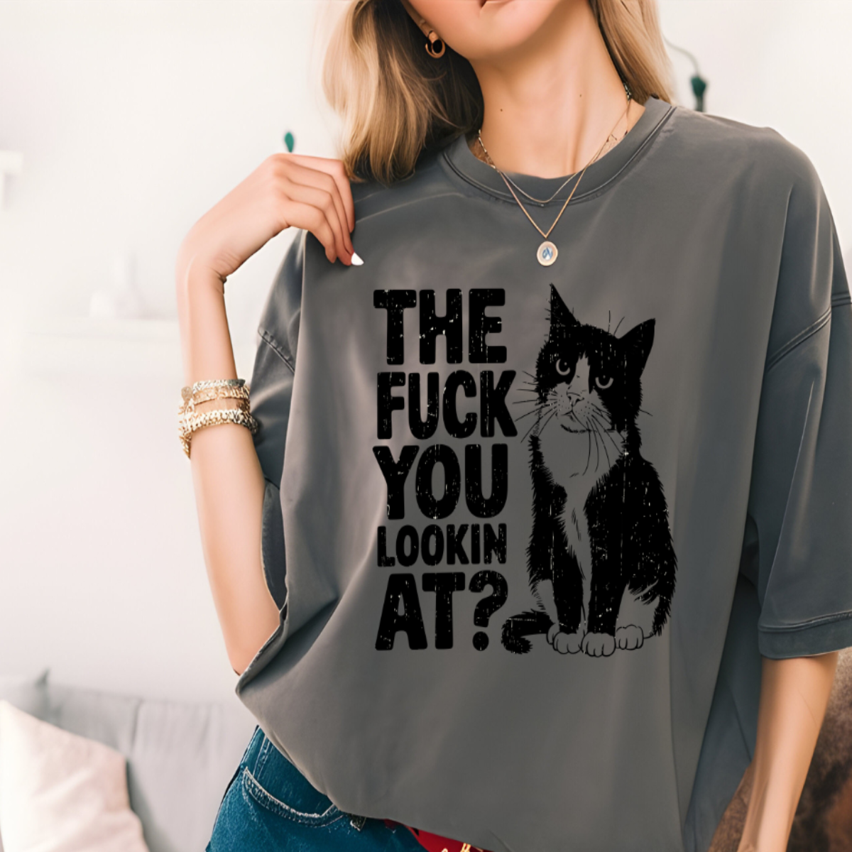 The Fk You Looking At T-Shirt ππ**