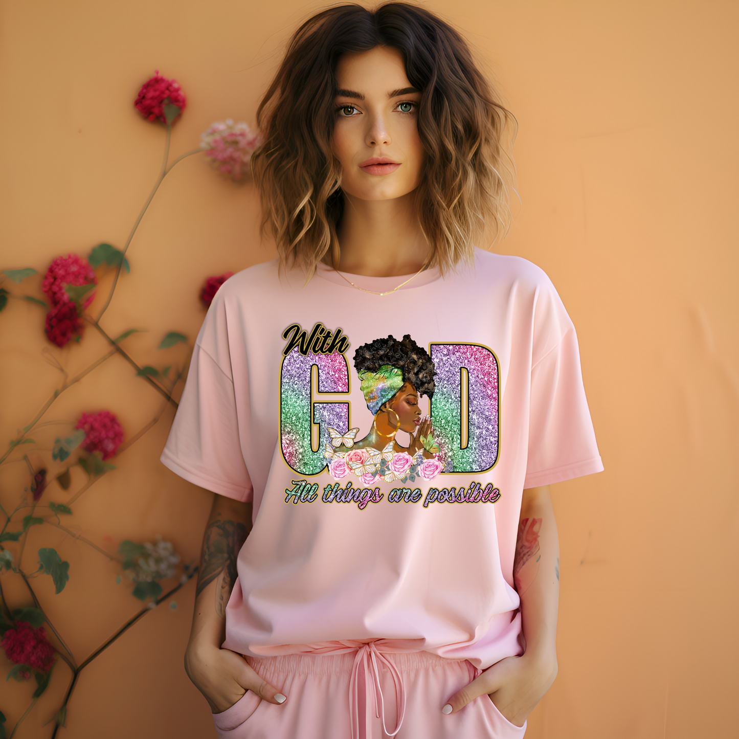 With God T-shirt ๐โจ