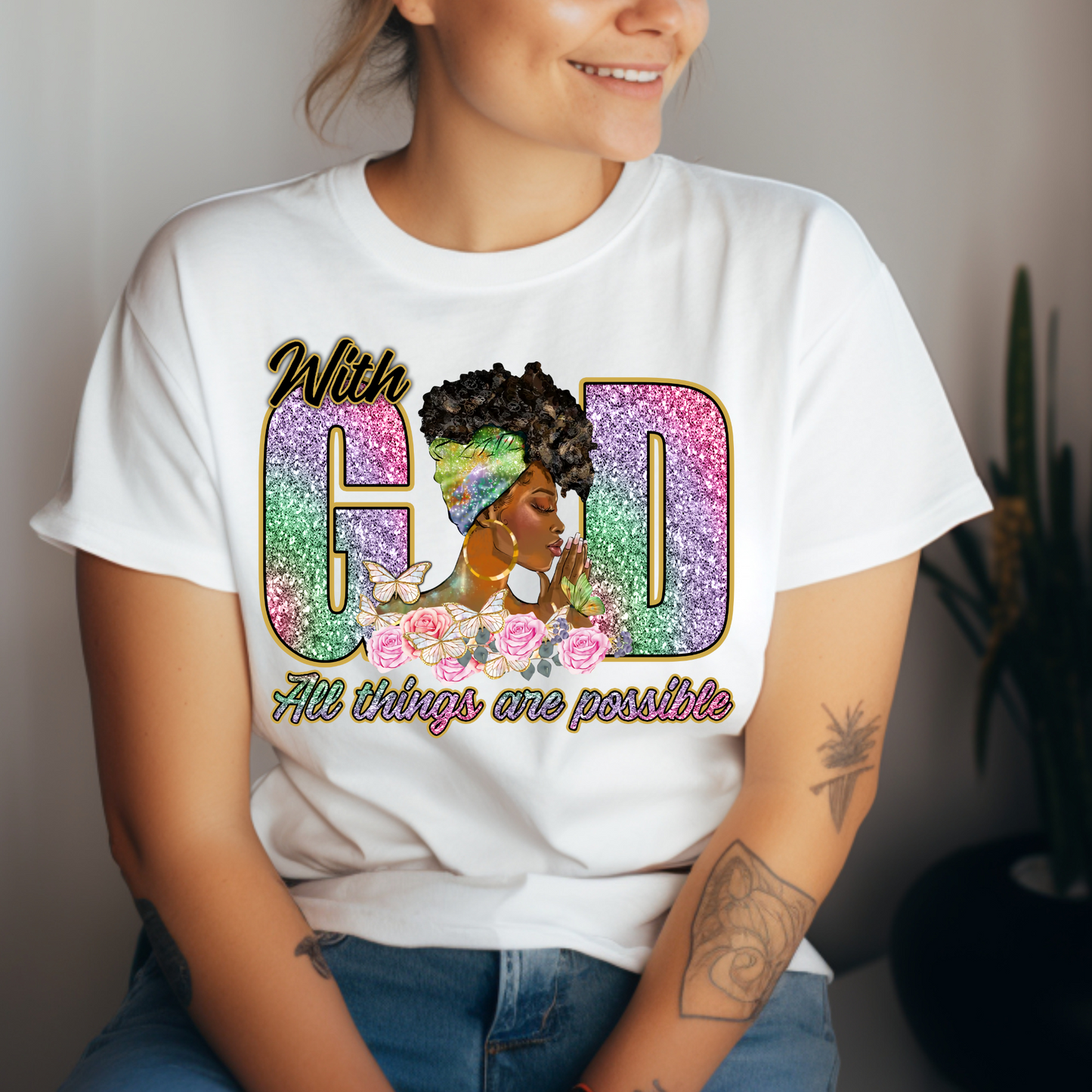 With God T-shirt ๐โจ
