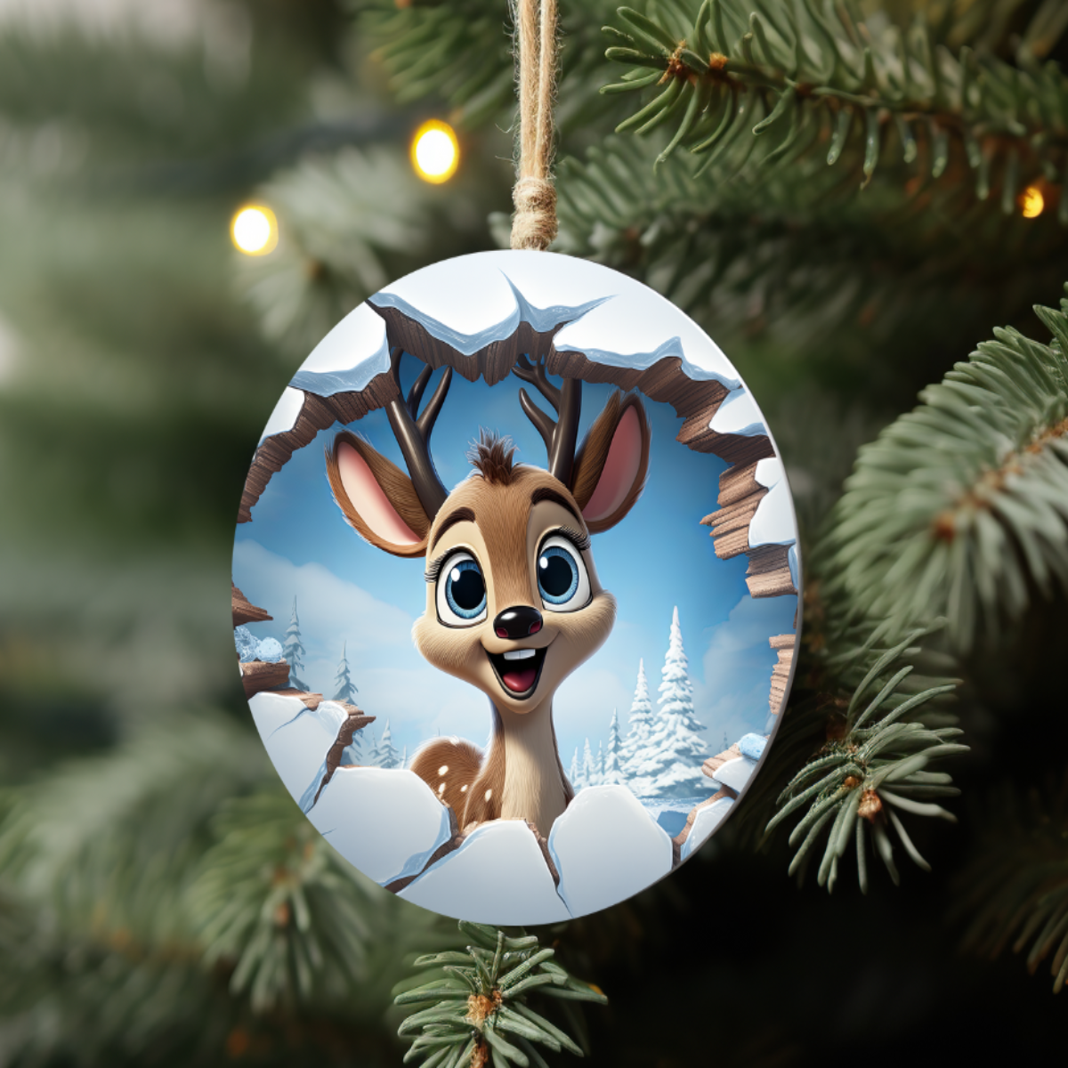 Buck Deer Ornament π¦β¨