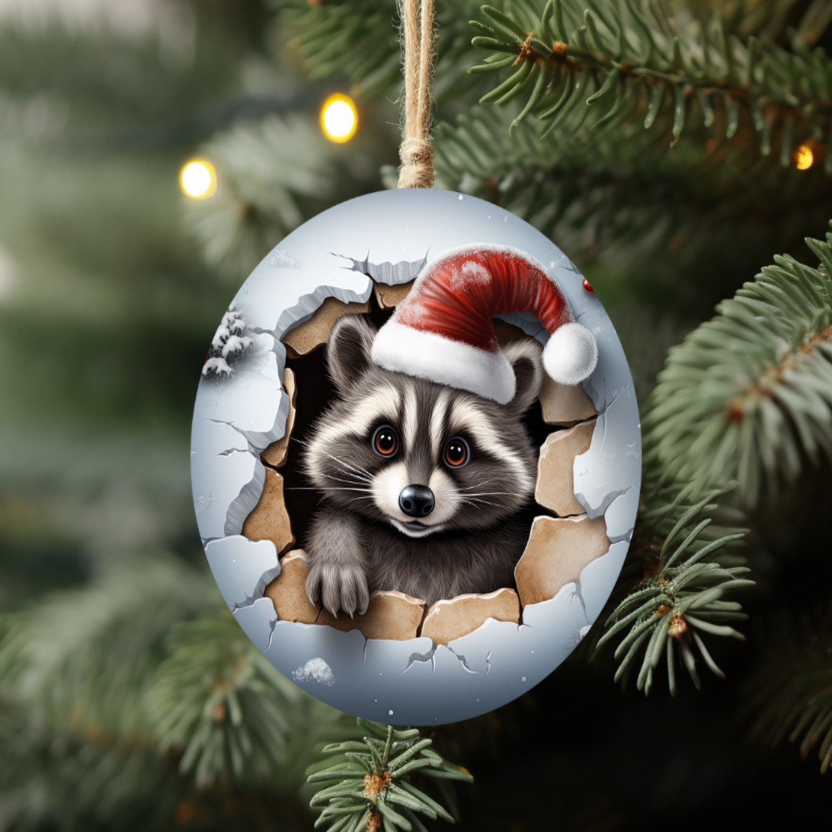 Raccoon Ornament š¦āØ