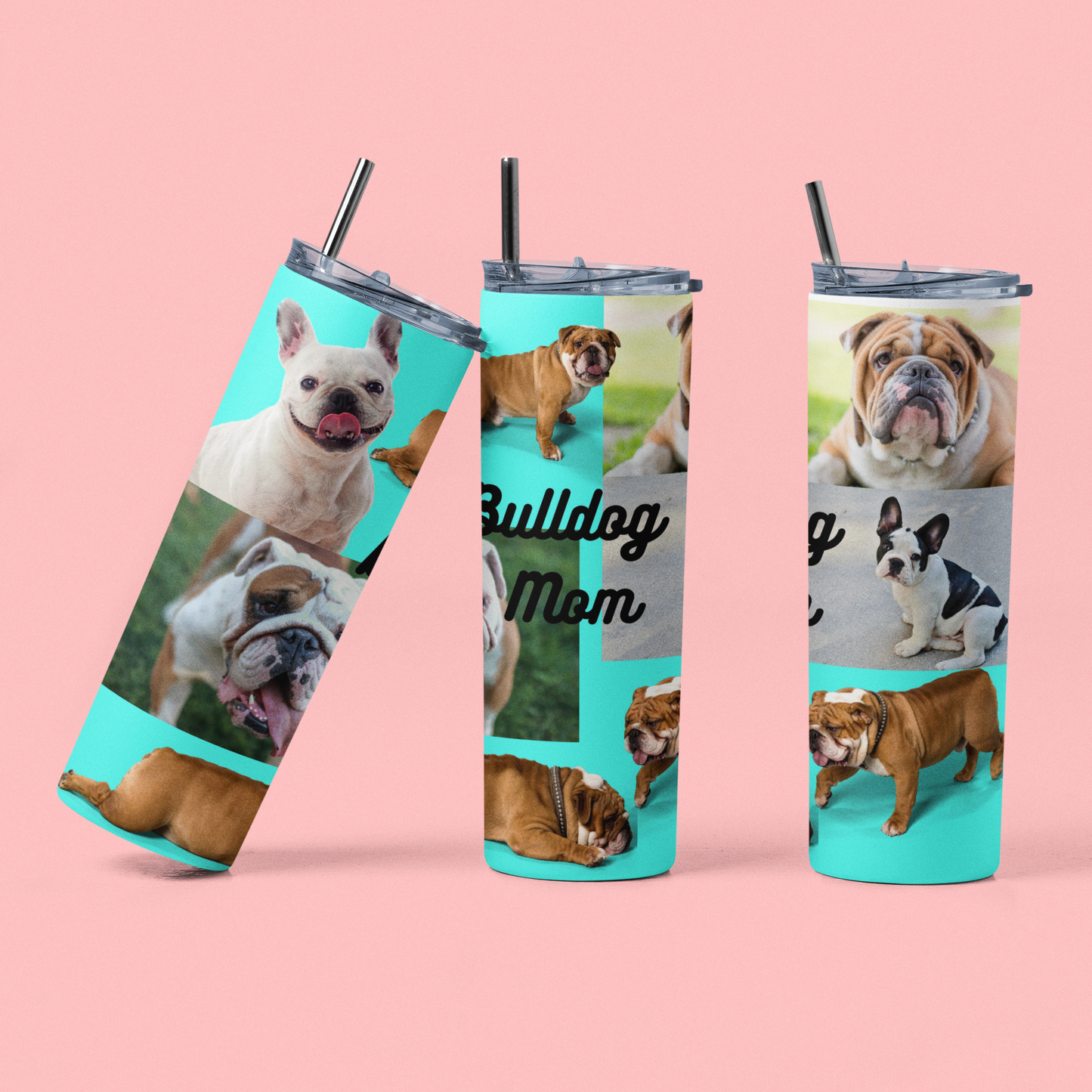 Bulldog Mom 20 oz Tumbler