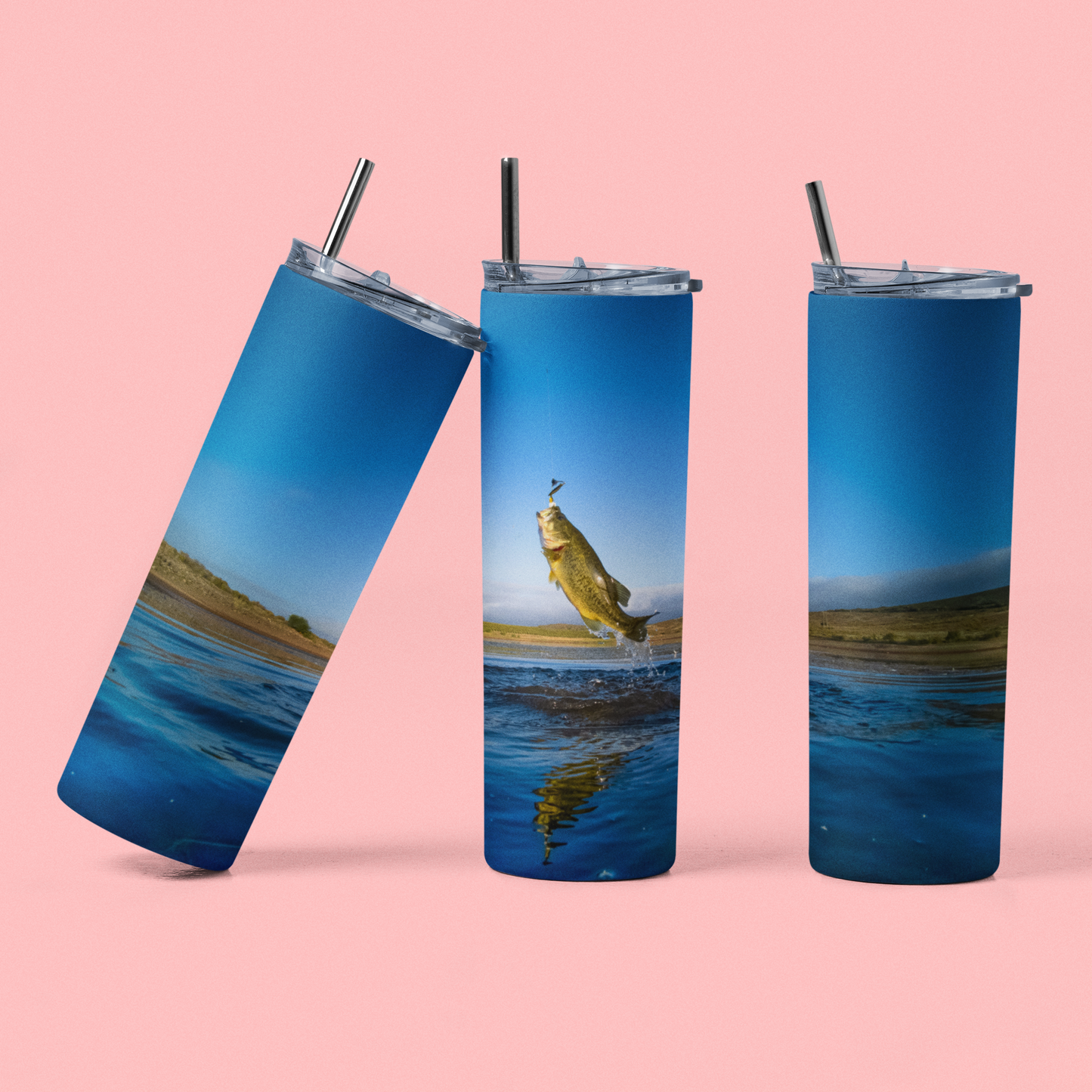 Lets Go Fishing 20 0z Tumbler