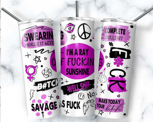 Swearing Tumber- 20oz