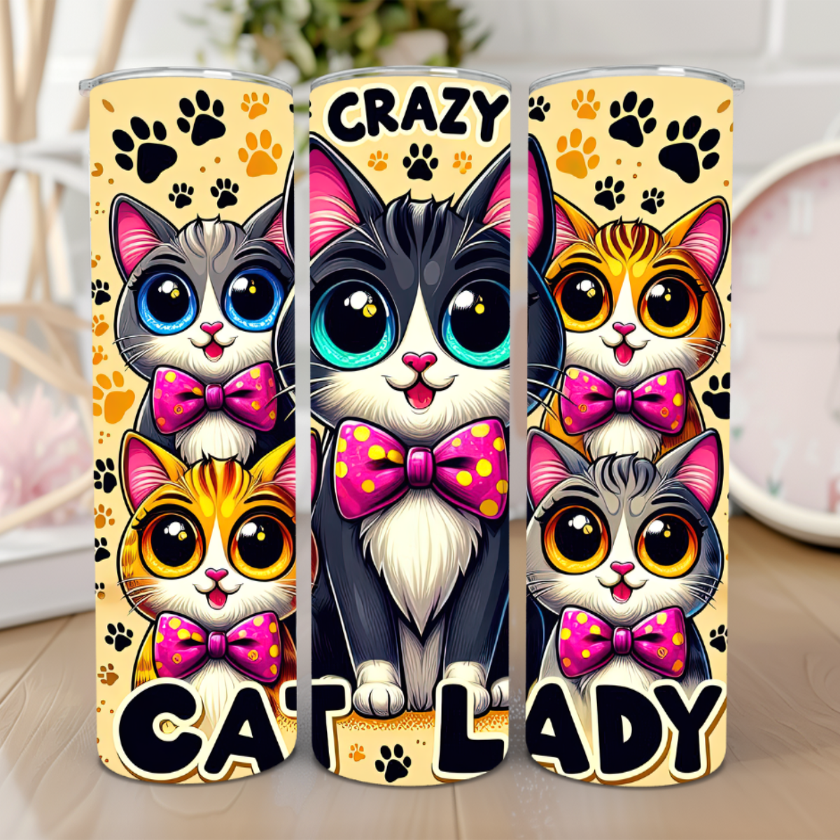 🐱 Crazy Cat Lady 20 Oz Tumbler 🐾