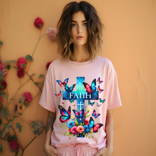 Faith and Butterflies T-Shirt 🦋✝️