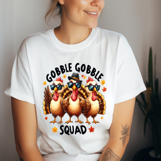 Gobble Gobble Squad T-shirt 🦃🍂