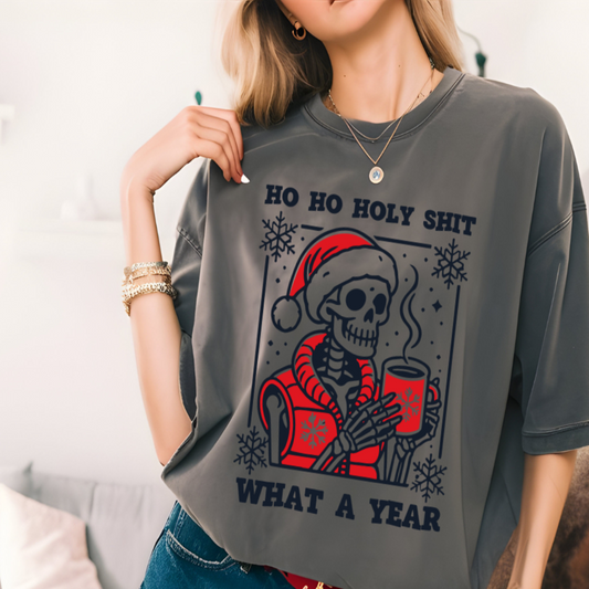 Ho Ho Holy Shit T-Shirt 🎅😲