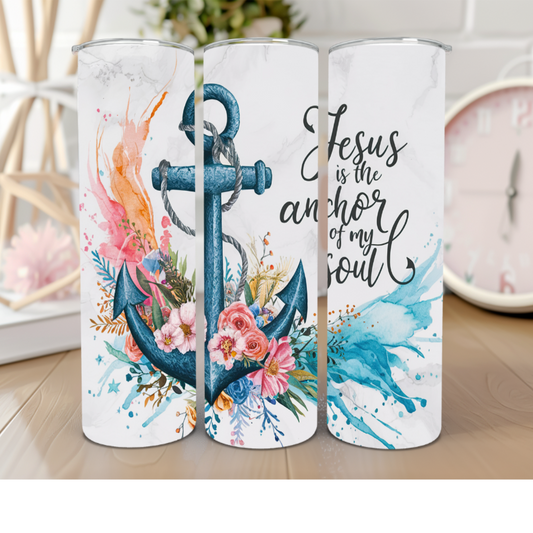 Jesus Is The Anchor 20 oz Tumbler ⚓✝️