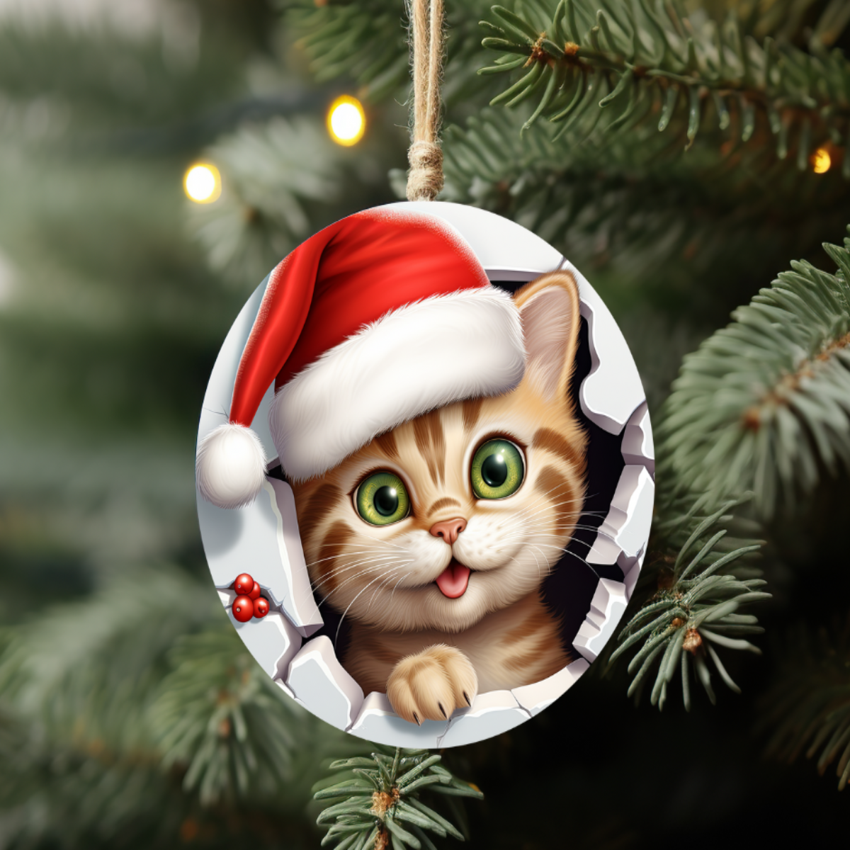 Kitty Cat Ornament 🐾🎄