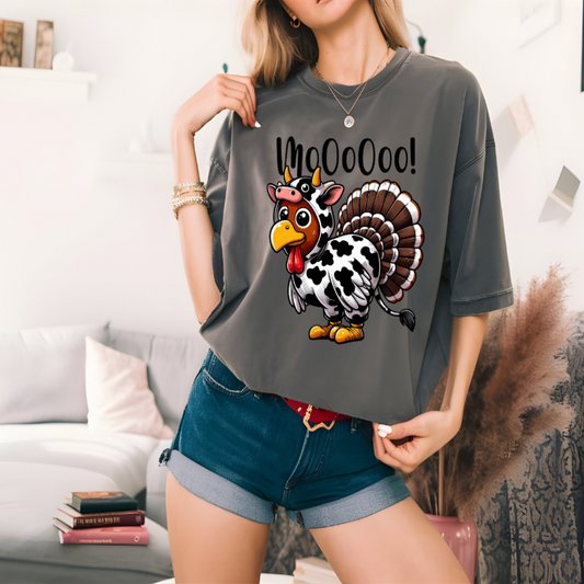 Moo Turkey T-shirt 🦃🐄