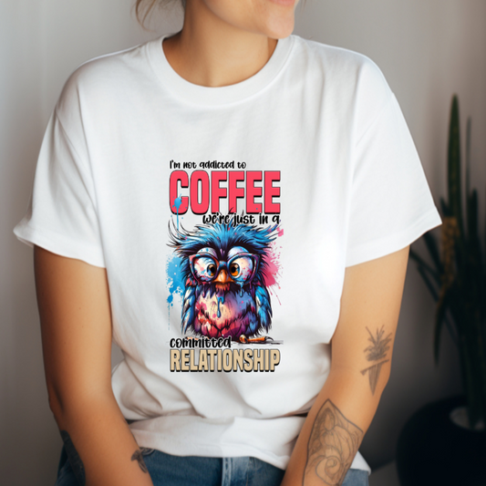 Addicted to Coffee T-Shirt ☕❤️