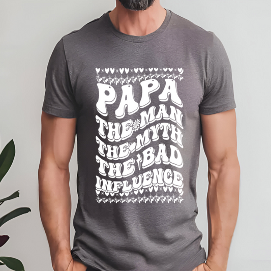 Papa The Man T-Shirt 👕💪