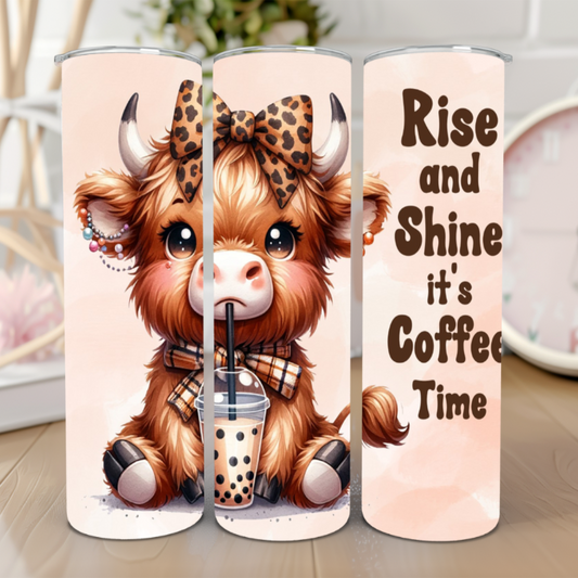 ☀️ Rise and Shine 20 Oz Tumbler ☕🌅