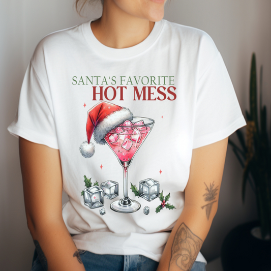 Santa's Favorite Mess T-shirt 🎅✨🎄