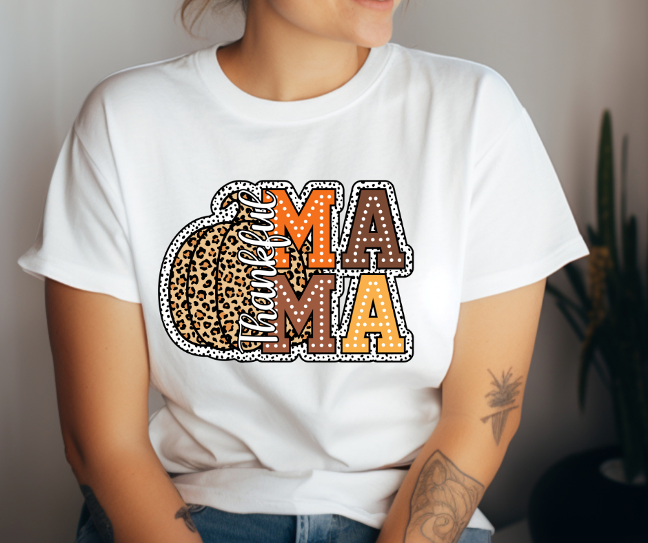 Thankful Mama T-shirt ❤️👩‍👧‍👦