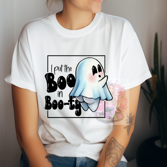 I put the boo in booty t-shirt