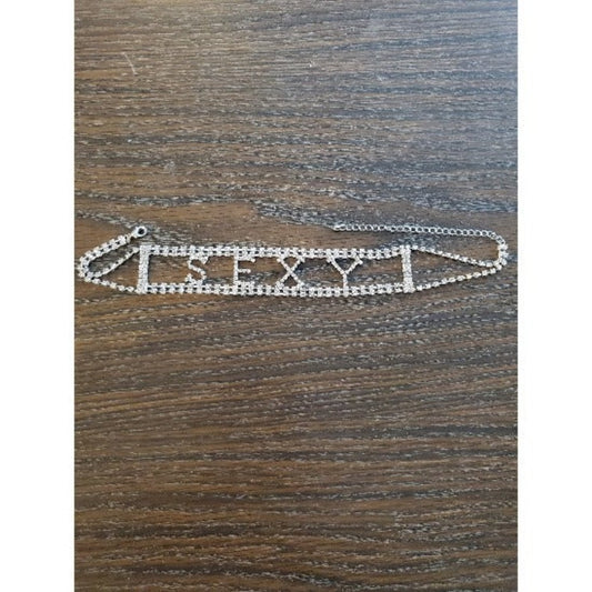 Rhinestone Choker- Sexy